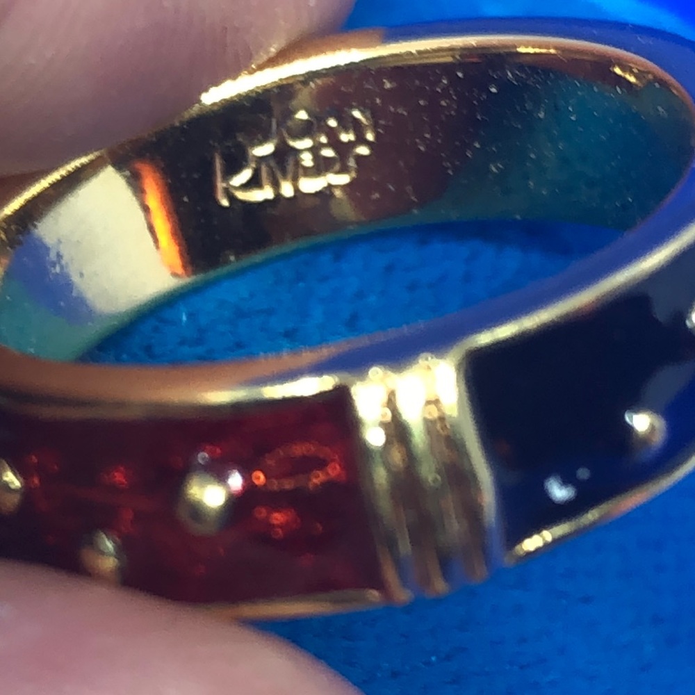 🖤❤️🖤Enamel Ring Joan Rivers - Picture 4 of 8